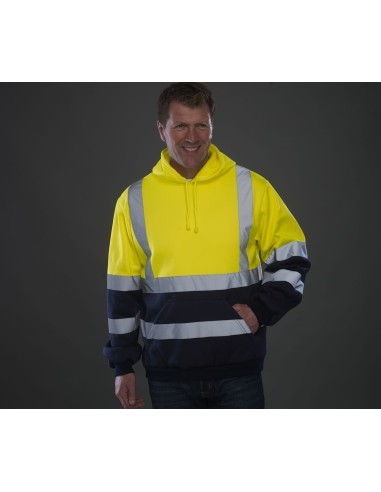 YOK-HVK05-Hi-Vis Pull-Over Hoodie